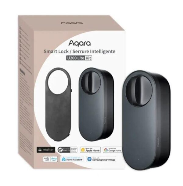 Aqara U200 Lite nutikas ukselukk must