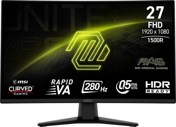 MSI MAG 274CXF 27" 280Hz curved mängurimontitor