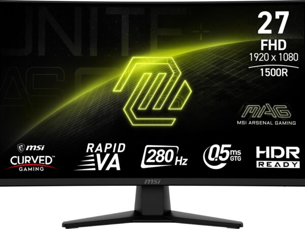 ELKO: 1440517 MSI MAG 274CXF 27" 280Hz curved mängurimontitor