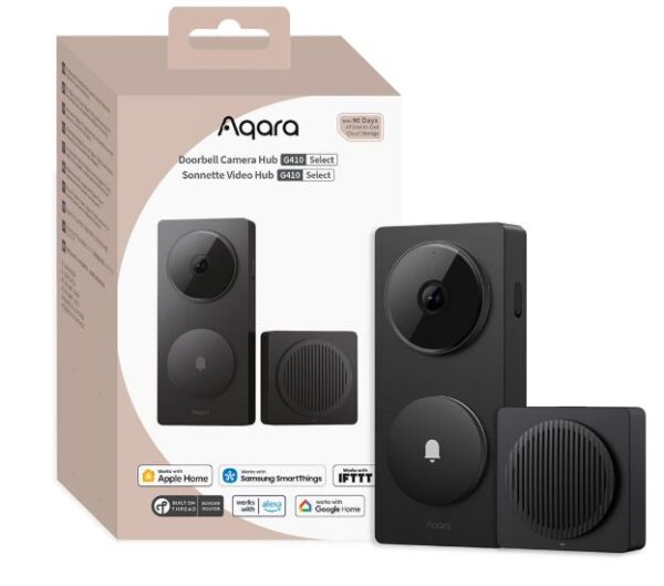 Aqara G410 uksekellakaamera must