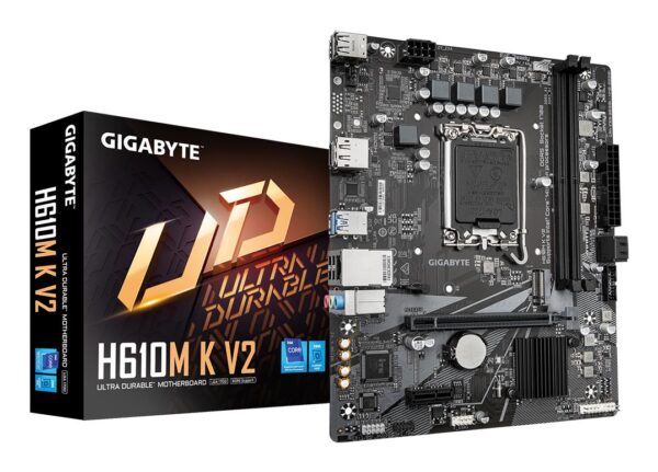 Gigabyte emaplaat H610M K V2 DDR5 LGA1700 Micro-ATX