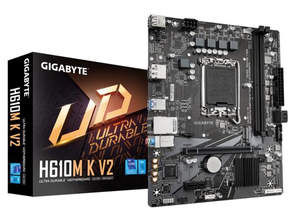 Gigabyte emaplaat H610M K V2 DDR5 LGA1700 Micro-ATX