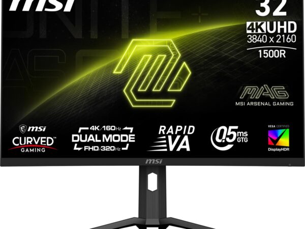 MSI MAG 321CUPDF 31.5" 4K kumer mängurimonitor