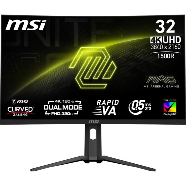 MSI MAG 321CUPDF 31.5" 4K kumer mängurimonitor