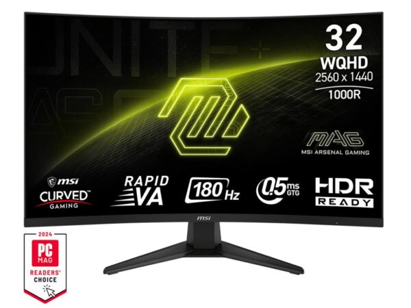 ELKO: 1441381 MSI MAG 325CQF 31.5" curved mängurimontitor