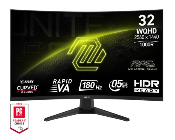 ELKO: 1441381 MSI MAG 325CQF 31.5" curved mängurimontitor