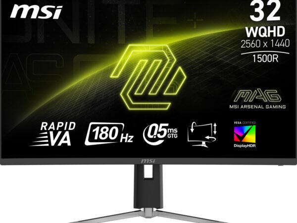 ELKO: 1441384 MSI MAG 32CQ6PF 31.5" QHD 180Hz monitor