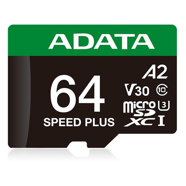 ADATA | microSDXC mälukaart 64GB | UHS-I V30 A2 | UD64GUI3V30A2SP-RA1