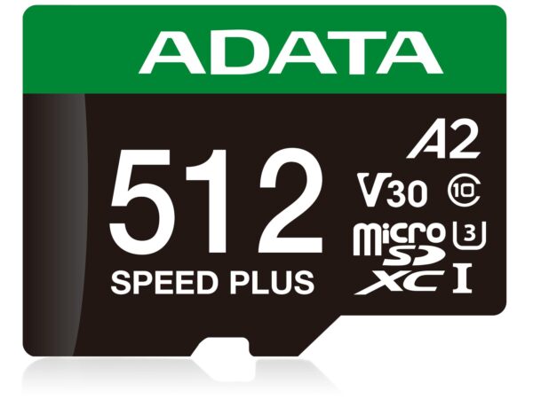 ADATA | microSDXC mälukaart 512GB | UHS-I V30 A2 | UD512GUI3V30A2SP-RA1