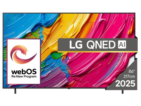 LG 86QNED80A3A | 86” QNED 4K Smart TV | webOS | UHD | WiFi | Bluetooth