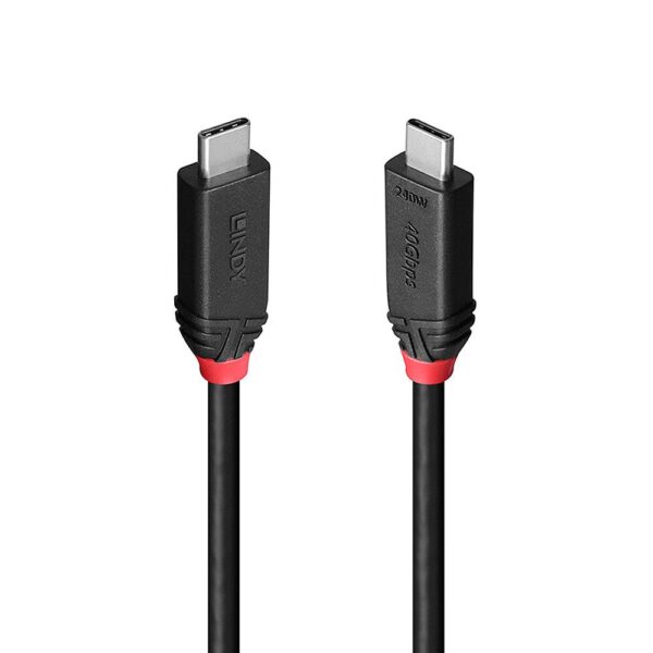 Lindy | USB4 Type-C kaabel 240W 2m | Black Line | 37002
