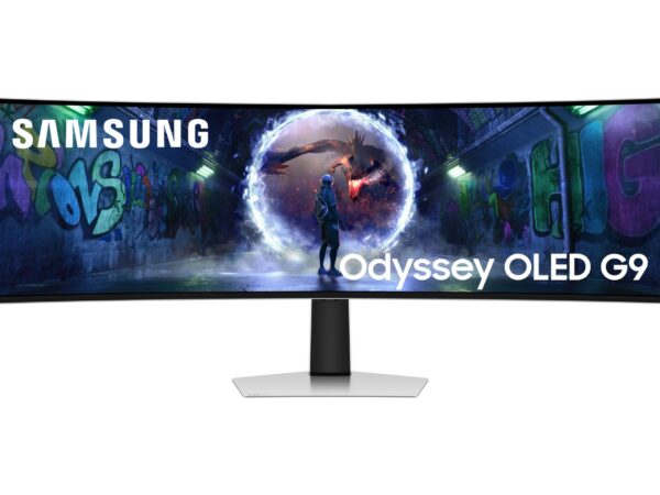 Samsung Odyssey G9 G93SD 49” OLED mängurimonitor valge