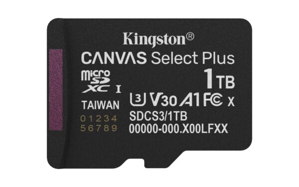 Kingston | microSDXC mälukaart 1TB | UHS-I | SDCS3/1TBSP
