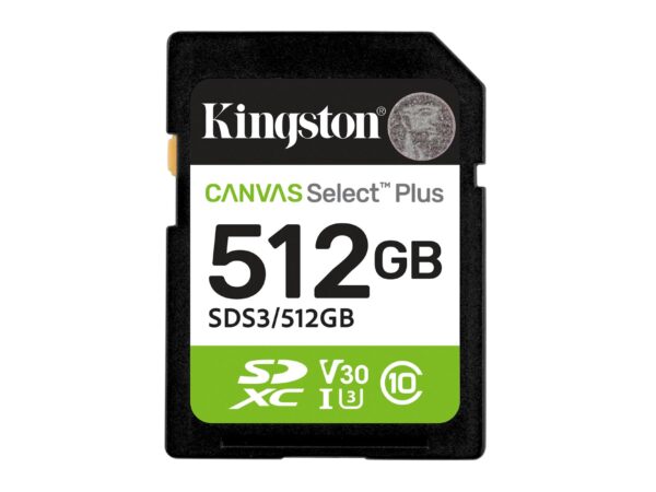 Kingston | SDXC mälukaart 512GB | UHS-I | SDS3/512GB
