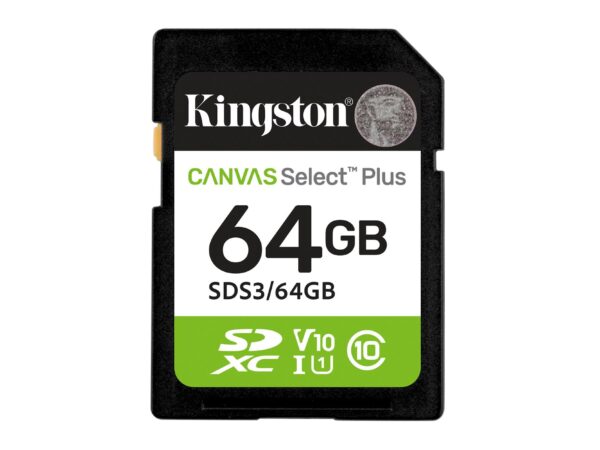 Kingston | SDXC mälukaart 64GB | UHS-I | SDS3/64GB