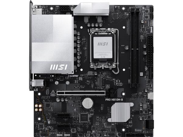 MSI PRO H810M-B DDR5 emaplaat LGA1851