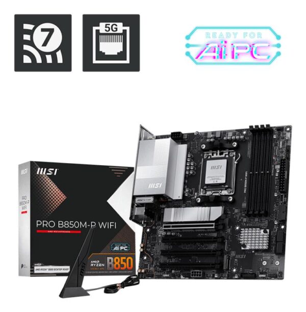 MSI PRO B850M-P WiFi emaplaat