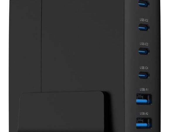 ELKO: 1444055 Gembird universaalne USB laadija 6-port 75W TA-UC-2A4C-PD75-01-BK