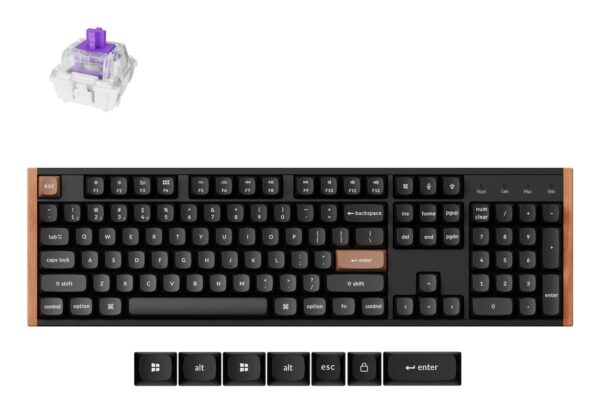 Keychron K10 HE Special Edition must juhtmevaba klaviatuur
