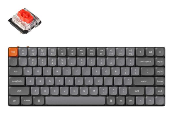 Keychron K3 Max rgb juhtmevaba klaviatuur must K3M-H1