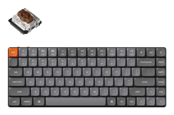 Keychron K3 Max rgb juhtmevaba klaviatuur must K3M-H3