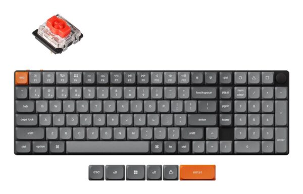 Keychron K17 Max rgb juhtmevaba klaviatuur must K17M-B1