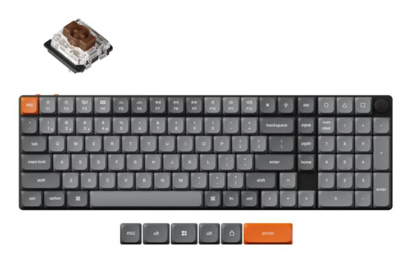 Keychron K17 Max rgb juhtmevaba klaviatuur must K17M-H3