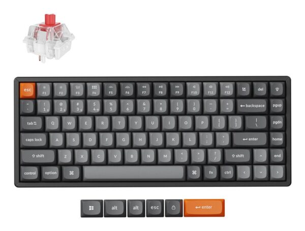 Keychron K2 Max rgb juhtmevaba klaviatuur must K2M-J1