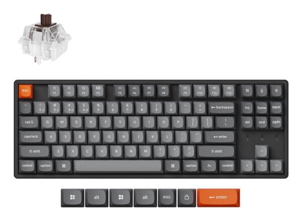 Keychron K8 Max rgb juhtmevaba klaviatuur must K8M-J3