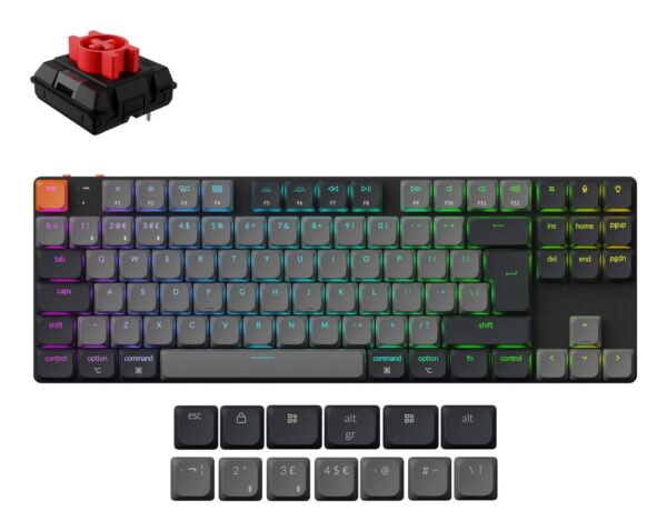 Juhtmevaba klaviatuur Keychron K1 must K1X-A1