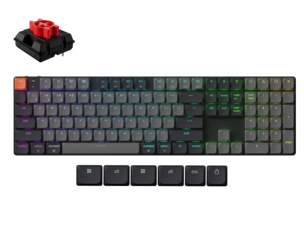 ELKO: 1444095 Keychron K5 rgb juhtmevaba klaviatuur must K5X-H1