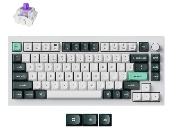 ELKO: 1444098 Keychron Q1 HE RGB valge juhtmevaba klaviatuur