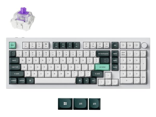 ELKO: 1444099 Keychron Q5 HE RGB Shell White juhtmevaba klaviatuur
