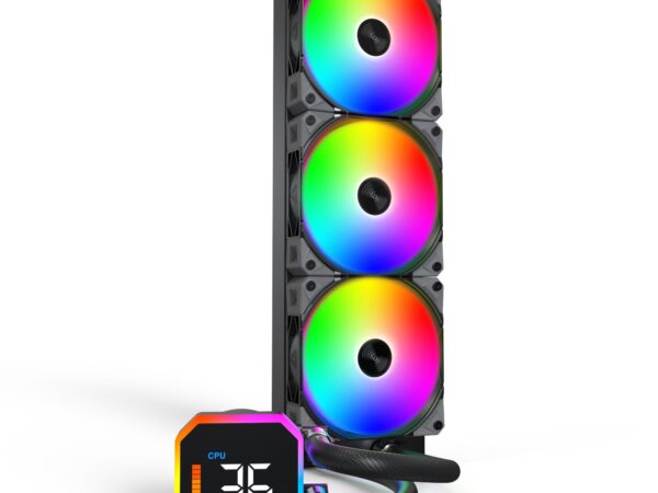 ELKO: 1444173 Montech Hyperflow Digital 360 cpu jahuti must