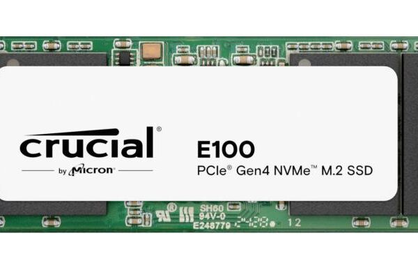 ELKO: 1444399 Crucial E100 2TB NVMe PCIe 4.0 M.2 SSD