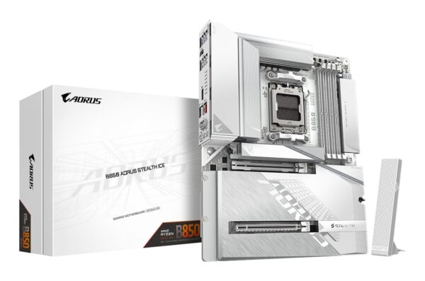 ELKO: 1444679 Gigabyte B850 A Stealth Ice AM5 emaplaat