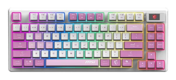 Mänguriklaviatuur MSI Forge GK600 TKL Wireless Violet US
