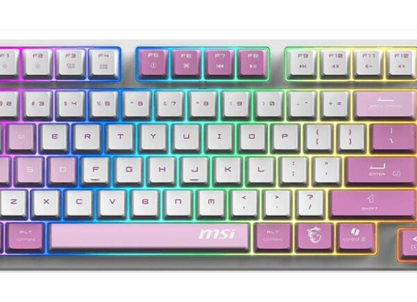 ELKO: 1444966 Mänguriklaviatuur MSI Forge GK600 TKL Wireless Violet US