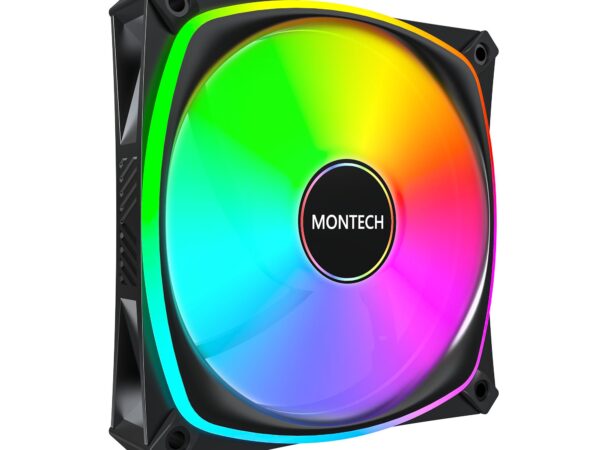 Montech korpuseventilaator AX120 Pro must
