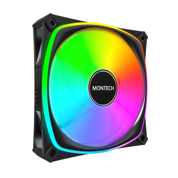 Montech korpuseventilaator RX120 Pro must