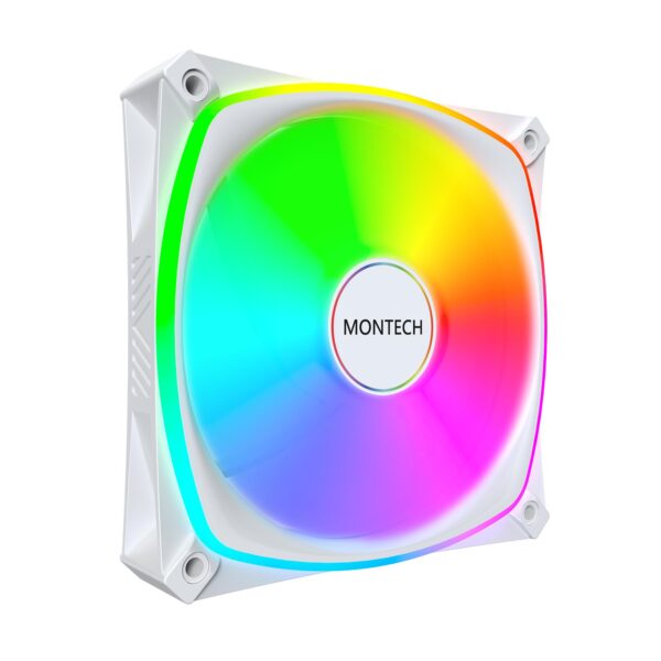 Montech korpuseventilaator RX120 Pro valge