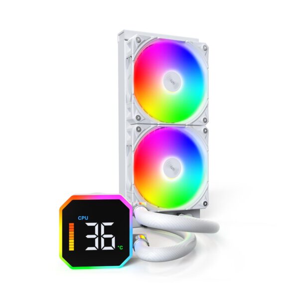 Montech HyperFlow Digital 240 valge cpu jahuti