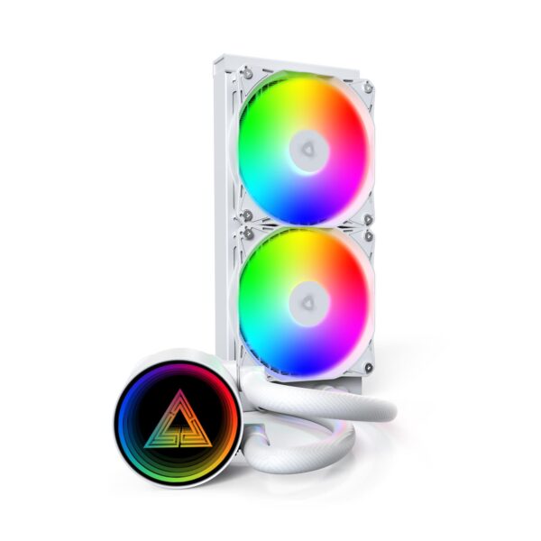 Montech LightFlow 240 ARGB White CPU vesijahutus