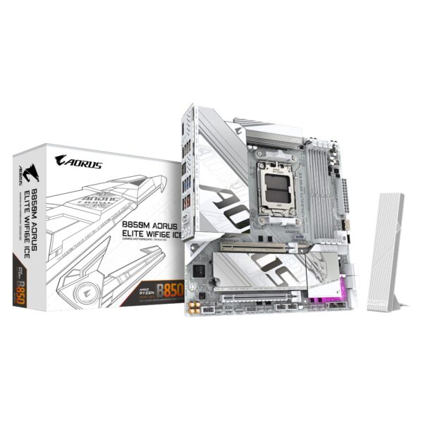 ELKO: 1445379 Gigabyte B850M AORUS Elite ICE emaplaat
