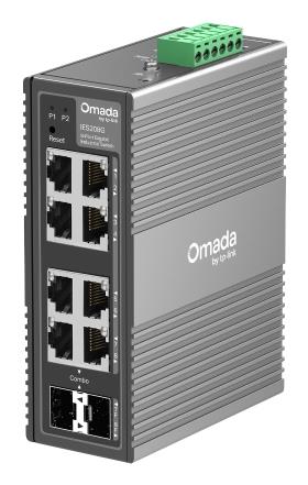 TP-Link Omada IES208G hallatav switch