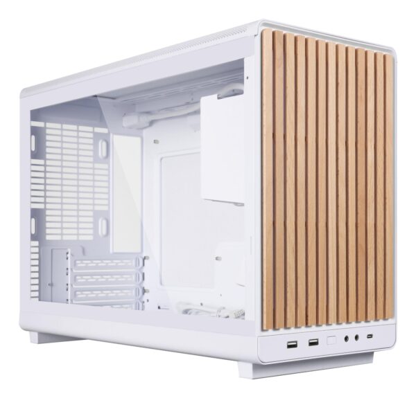 Arvutikorpus Lian Li A3W-WDG valge Micro Tower