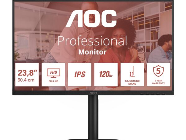 ELKO: 1446069 AOC 24E4U 23,8” Full HD Monitor