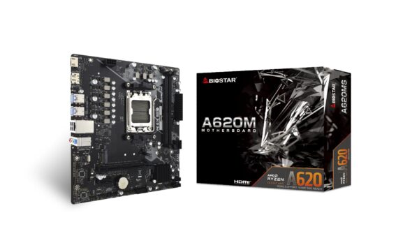 Biostar emaplaat A620MS DDR5 AM5 Micro-ATX