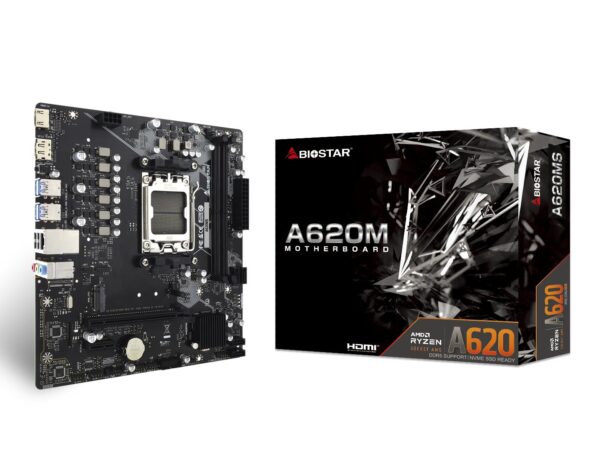 ELKO: 1446371 Biostar emaplaat A620MS DDR5 AM5 Micro-ATX