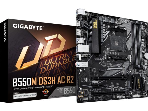 Gigabyte B550M DS3H AC r2 am4 emaplaat